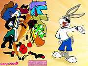 Naughty bunny dress up game