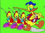 Duck coloring games for kids