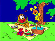 Forest coloring games