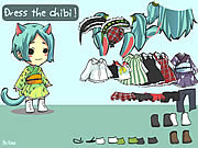 Dress up game on computer
