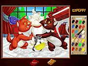 Cat coloring games