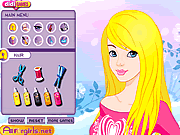 Hair cutting and coloring game