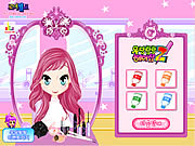 Amora hair cutting game