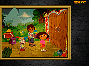 Dora, Diego and Mozo puzzle game