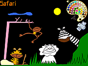 Jungle animals coloring games