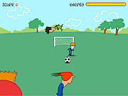 Football game and penalty kicks