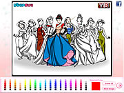 Little princesses coloring games
