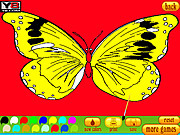 Beautiful butterfly coloring games