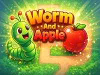 Worm And Apple image