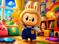 Labubu Jigsaw Puzzle Time image