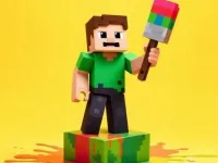 BTS Minecraft Coloring Time image