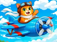 Cartoon Airplanes: Jigsaw Puzzles image